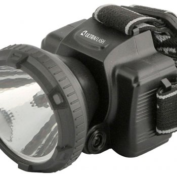 Фoнарь налобный аккумуляторный UltraFlash 5366 0.5ВтLED 4В 0.42Ач (100)