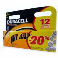 Батарейка LR 6 Duracell Basic 12xBL (144)