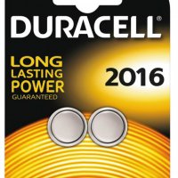 Батарейка литиевая CR 2016 Duracell 2xBL 3V (30)