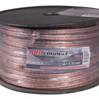 Кабель акустический 2х2.5 прозрачный Proconnect (100)