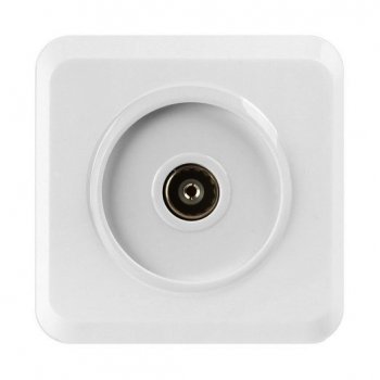 Розетка Smartbuy Юпитер телевизионная белый (10)