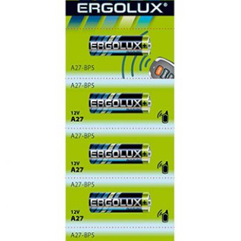 Батарейка 27A Ergolux 5xBL (60/480)