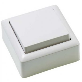 Выключатель Хит 1-ОП белый (168)