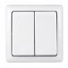 Выключатель Хит 2-ОП белый (168)