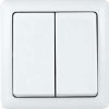Выключатель Хит 2-СП белый (96)