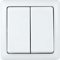 Выключатель Хит 2-СП белый (96)