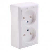 Розетка Хит 2-ОП белый (112)
