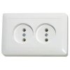 Розетка Хит 2-СП белый (80)