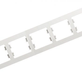 Рамка Glossa 5-ая горизонтальная белый (5)