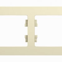 Рамка Glossa 4-ая горизонтальная бежевый (15)