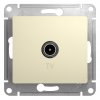 Механизм розетки Glossa телевизионная бежевый (10)