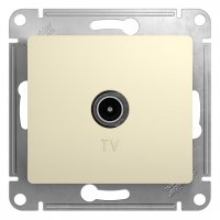 Механизм розетки Glossa телевизионная бежевый (10)