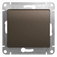 Механизм выключателя Glossa 1кл проходной шоколад (20)