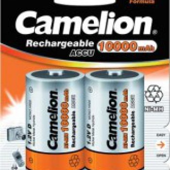 Аккумулятор NiMh R20 10000мАч Camelion 2xBL (12)