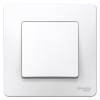 Выключатель Blanca 1-СП 10А проходной белый (10)