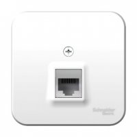 Розетка Blanca RJ45 ОП белый (12)