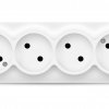 Розетка IONICH 4-ая белый б/з (10/80)