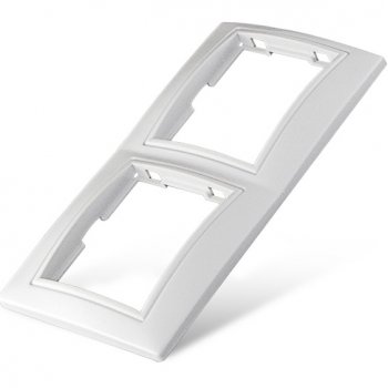 Рамка Севиль 2-ая белый (20)