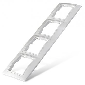 Рамка Севиль 4-ая белый (10)