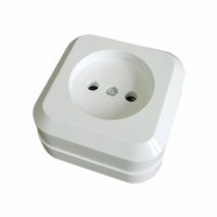 Розетка Олимп 1-ая белый б/з (10/200)