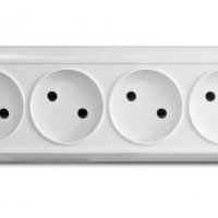 Розетка Олимп 4-ая белый б/з (4/80)