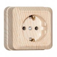 Розетка Олимп 1-ая сосна с/з (10/200)