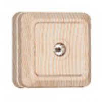 Розетка Олимп TV сосна (10)