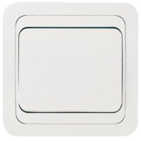 Выключатель Валери 1кл. белый (10/200)