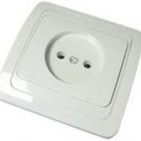 Розетка Валери 1-ая белый б/з (10/200)