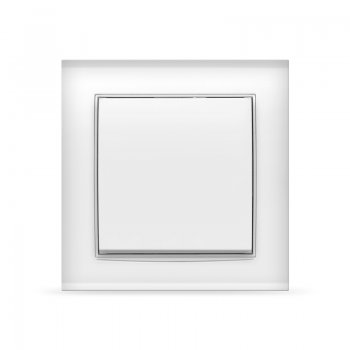 Выключатель Бриллиант 1кл. белый (10)