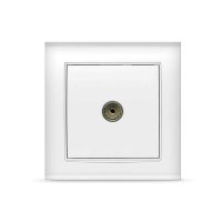 Розетка Бриллиант TV белый (10)