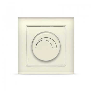 Диммер Бриллиант 500Вт слоновая кость (10)