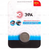 Батарейка литиевая CR 2016 Эра 1xBL 3V (40)