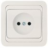 Розетка Makel Mimoza 1-ая белая б/з (12)