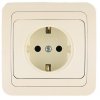 Розетка Makel Mimoza 1-ая крем с/з (12)