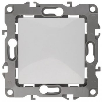 Механизм выключателя Эра 12 1кл проходной белый (10)