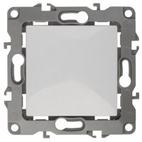 Механизм выключателя Эра 12 1кл промежут белый (10)