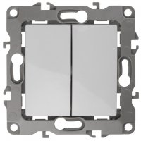 Механизм выключателя Эра 12 2кл белый (10)