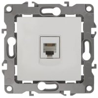 Механизм розетки Эра 12 RJ45 1-ая белый (10)