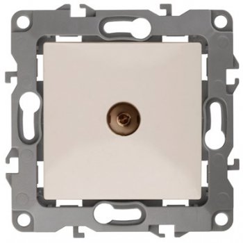 Механизм розетки Эра 12 телевизионная слоновая кость (10)