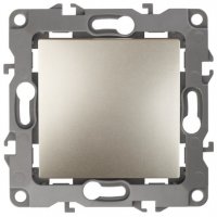 Механизм выключателя Эра 12 1кл проходной шампань (10)