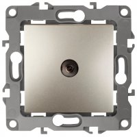 Механизм розетки Эра 12 телевизионная шампань (10)