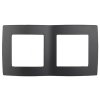 Рамка Эра 12 2-ая антрацит (10)