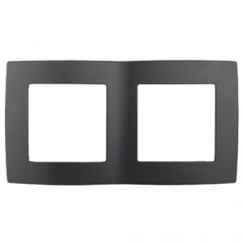 Рамка Эра 12 2-ая антрацит (10)