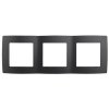 Рамка Эра 12 3-ая антрацит (15)